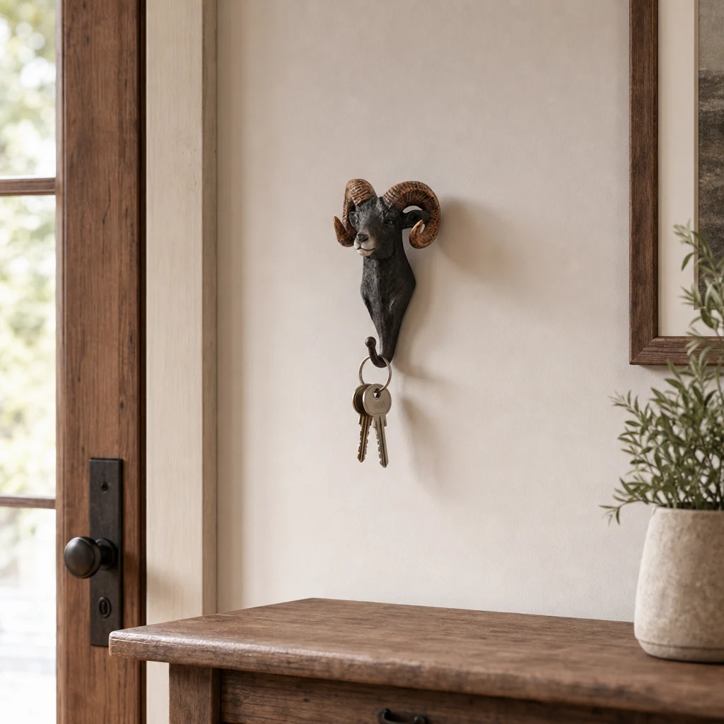Ram wall hook lifestyle detail